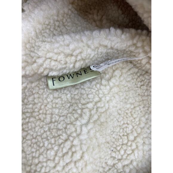 Fownes Faux Suede Fur Accent Bucket Hat Tan Boho Classic Warm 70's - Picture 9 of 14